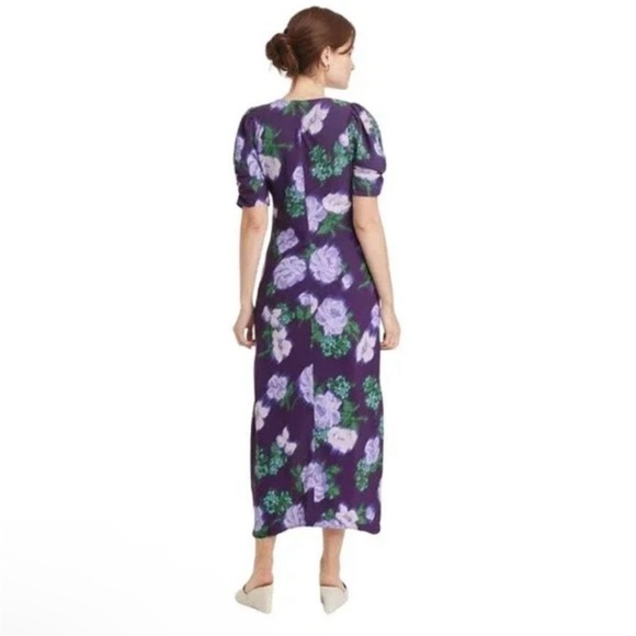 A New Day Purple Floral High-Low Dress - Picture 2 of 10